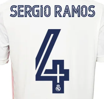 Beflockung Real Madrid – Heim · 20/21