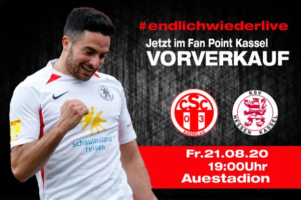 Vorverkauf KSV Hessen Kassel gegen CSC 03