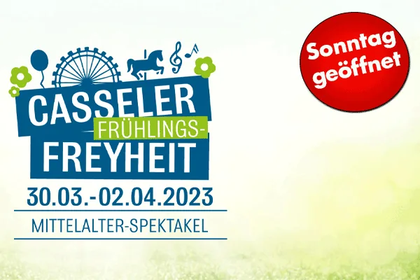 Casseler Freyheit, Sonntag geöffnet!