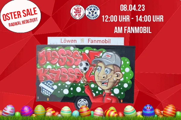 Oster-Sale am Fanmobil
